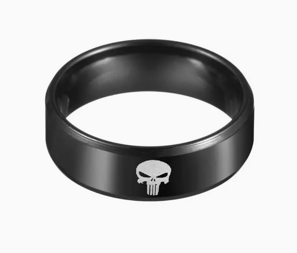 Men's Skull Titanium Stainless Steel Ring
