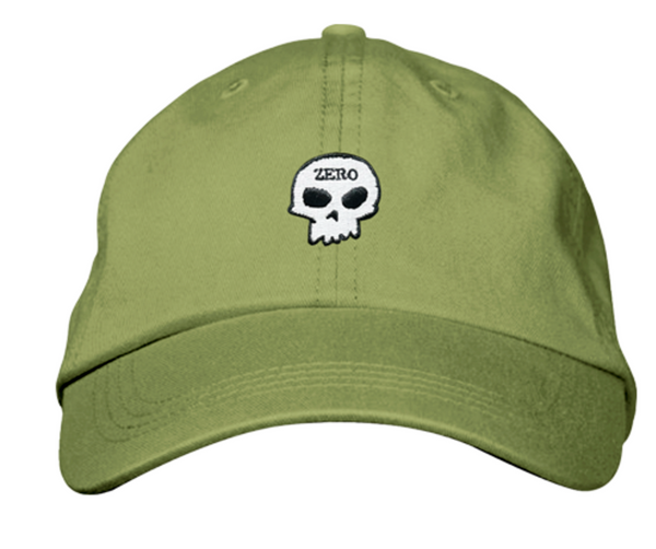 Zero Single Skull Green Dad Hat