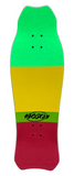 Hosoi Hammerhead Double Kick Rasta 10.25 Complete Skateboard