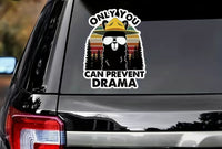 Llama Forest Service Sticker Large