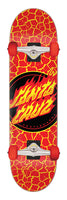 Santa Cruz 8.25in x 31.5in Flame Dot Large Skateboard Complete