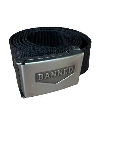 BANNED OG Adjustable  Nylon Web Belt