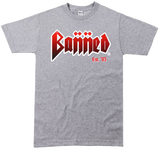 BANNED Metal Front Logo T-Shirt
