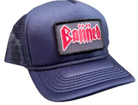 BANNED Metal Logo Mesh Hat (Youth)