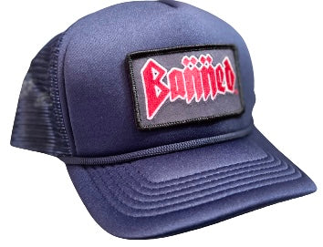 BANNED Metal Logo Mesh Hat (Youth)