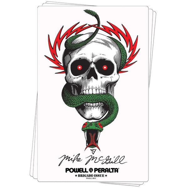 POWELL PERALTA Bones Brigade® McGill Skull & Snake Sticker