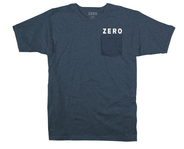 Zero Pocket Navy T shirt