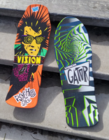 Vision Dipped Crackle - 10"x30" "Double Take" Series Psycho Stick Skateboard Deck
