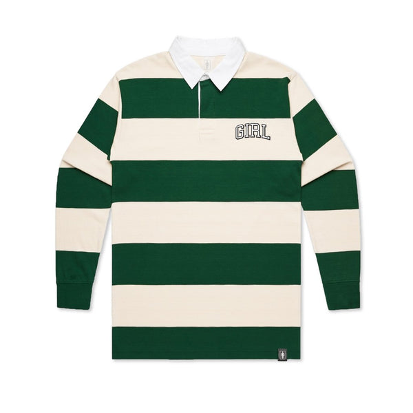 Girl Skateboards Arch Striped Rugby Shirt