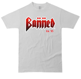 BANNED Metal Front Logo T-Shirt